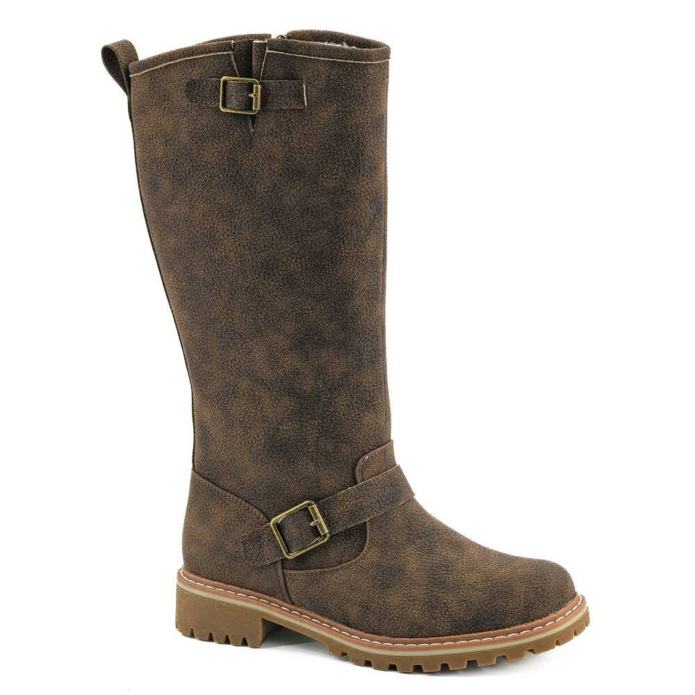 NEW CORKYS FOOTWEAR women's carny boots in pebbled brown